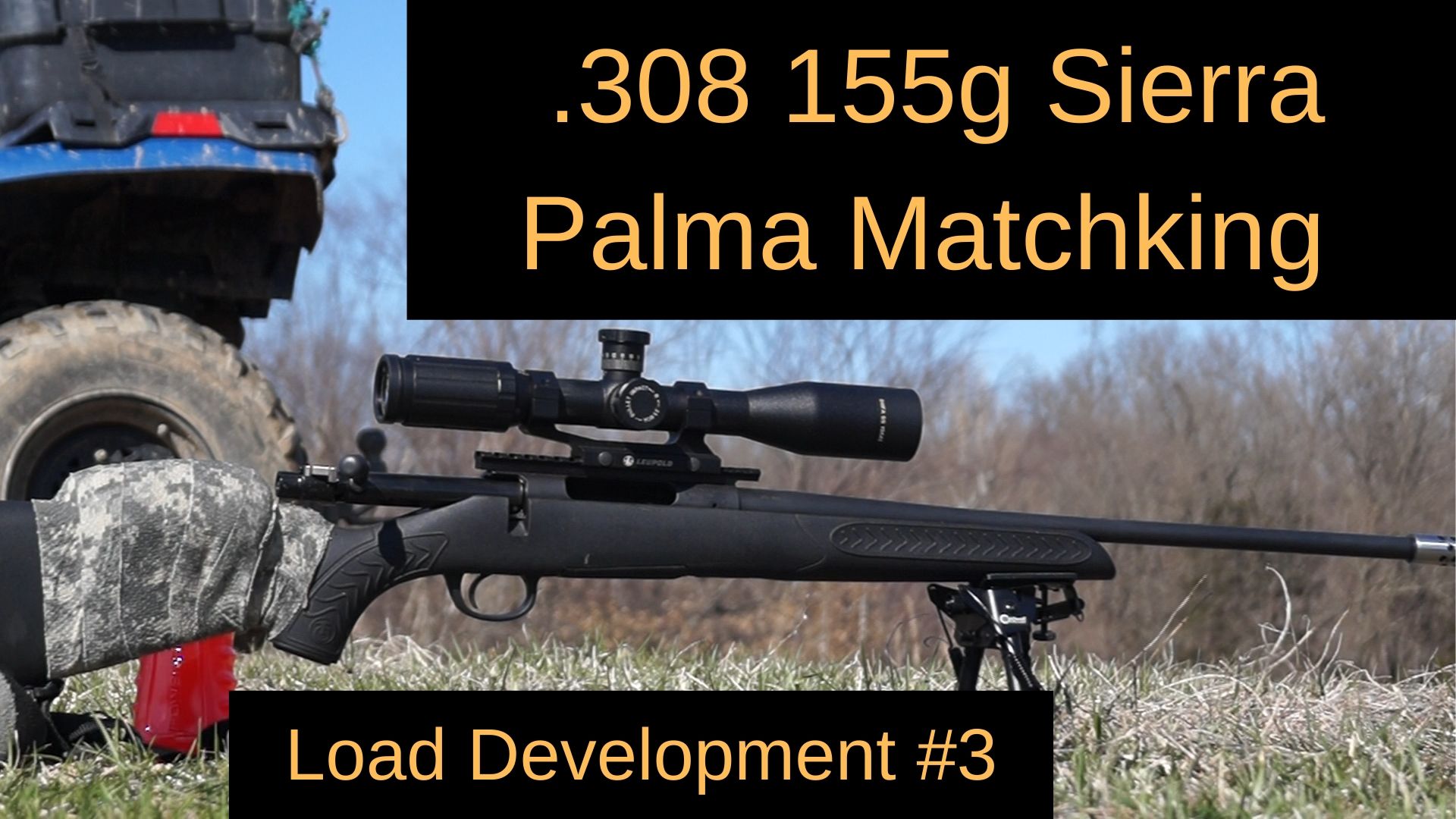 155g Sierra Palma Matchking, IMR 4895, Starline .308 Brass, CCI #200; Thompson Center Compass Load Development Part 3